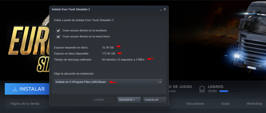 instalar ets2 paso 2